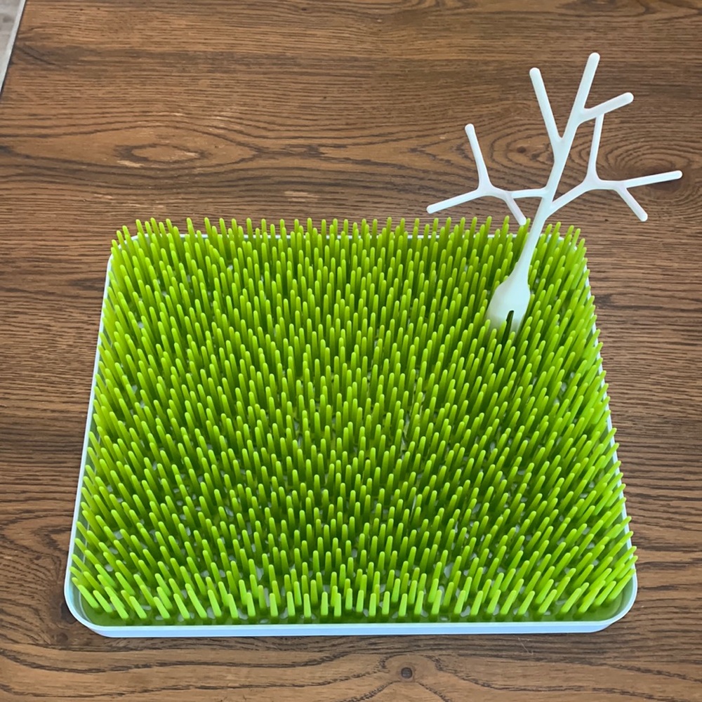 Boon bottle drying rack with accessory tree